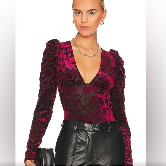 Free People Magic Hour Bodysuit Midnight Combo - Picture 1 of 10